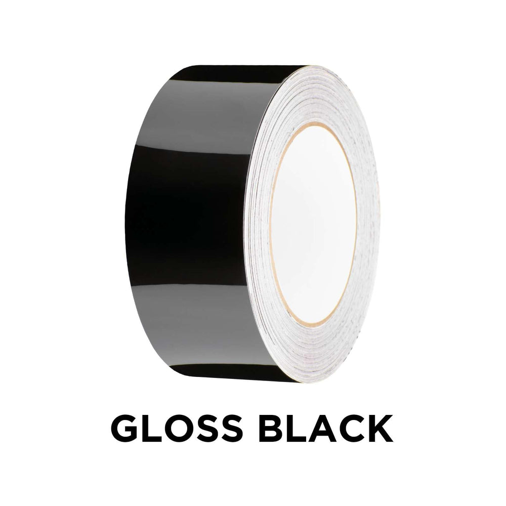 EZAUTO WRAP gloss black chrome-delete look on vehicle for a modern finish