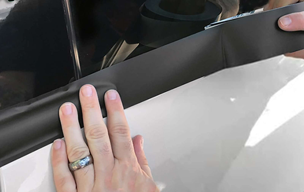 EZAUTO WRAP heat-conforms to complex curves for precise fit.