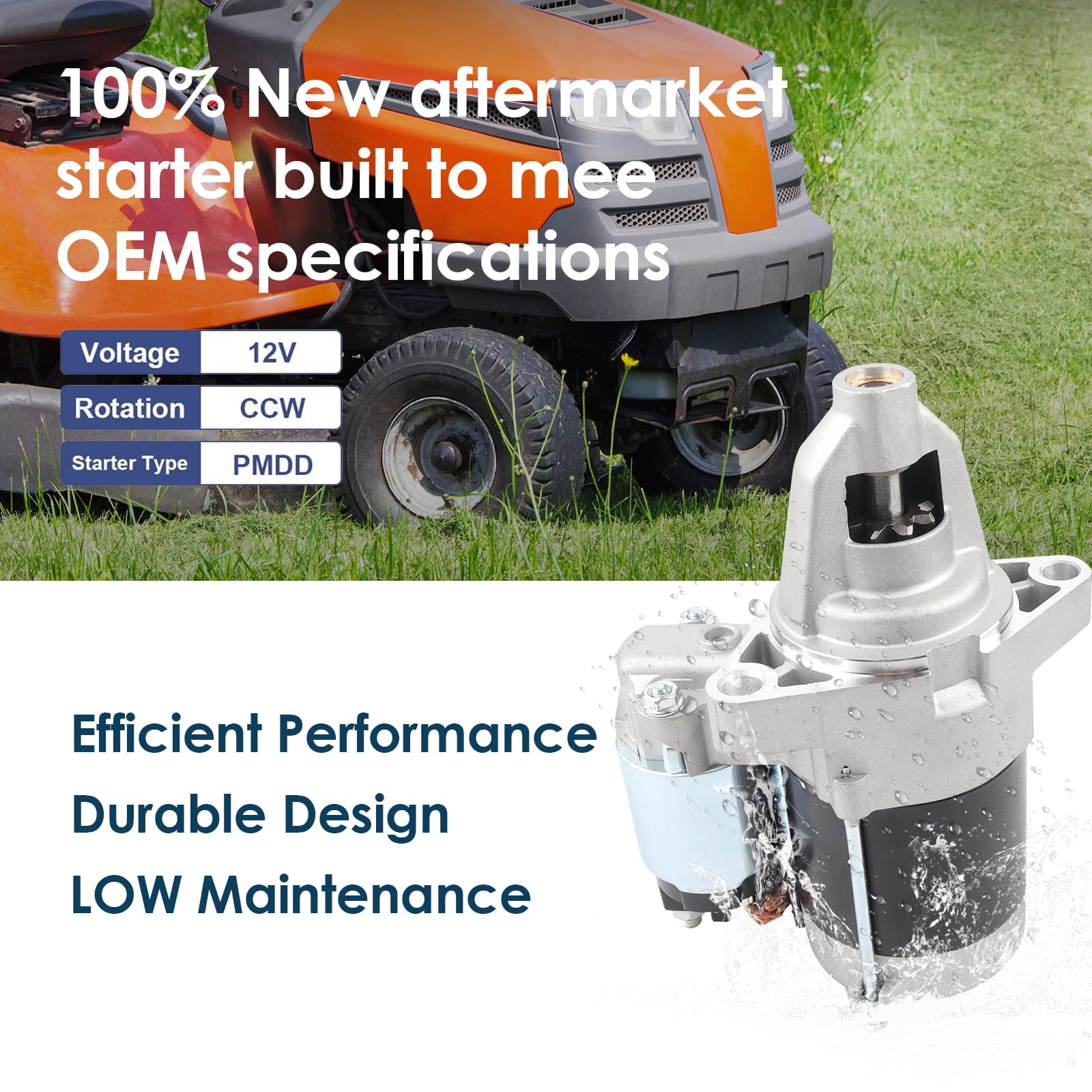 EZEXPREZE 9-teeth gear ensures smooth engagement with compatible flywheels