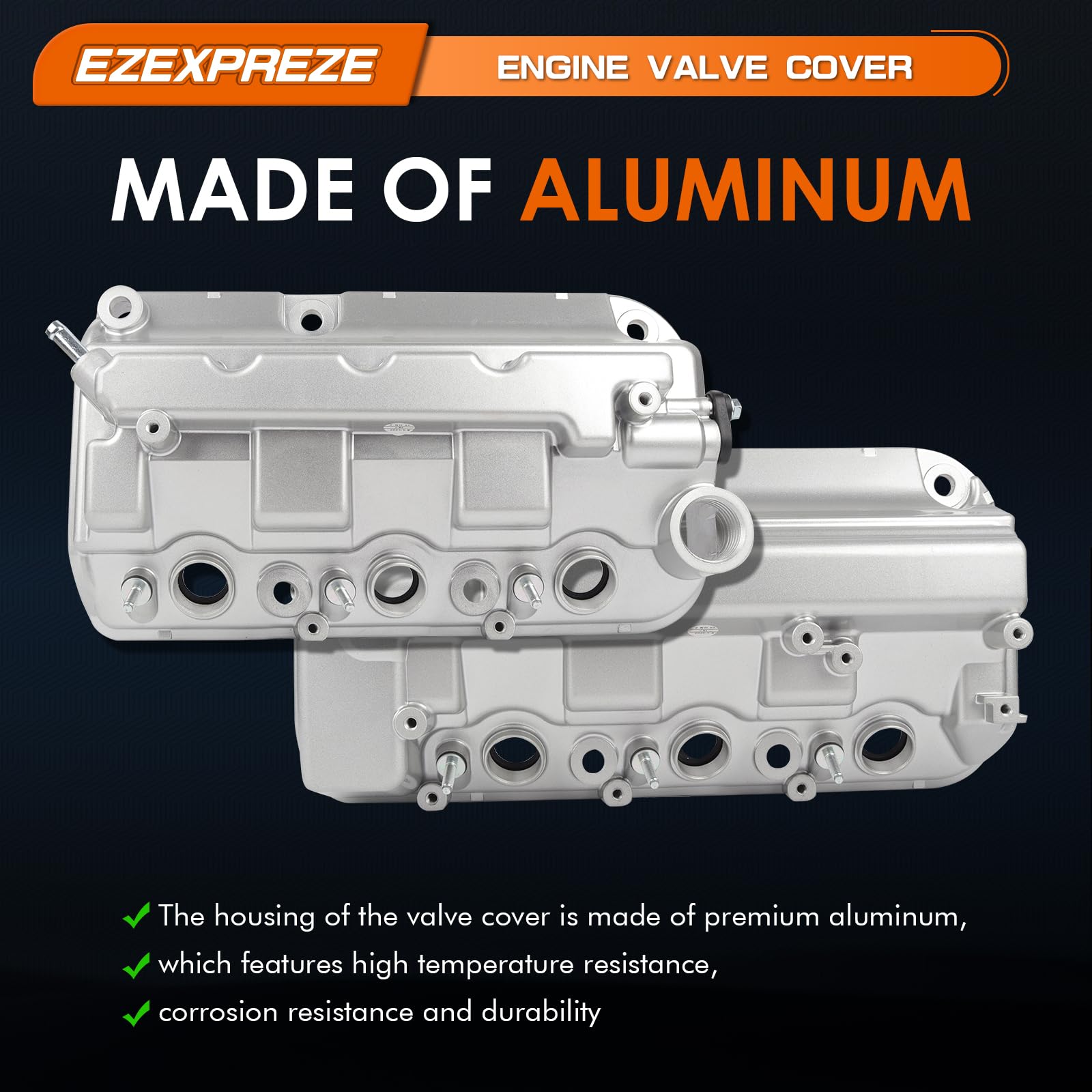 Ezexpreze aluminium valve cover for Odyssey 3.5L enhances oil seal stability and reliability