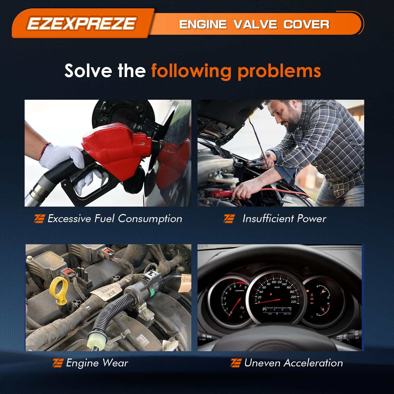 Ezexpreze aluminium valve cover for Pilot 3.5L supports efficient sealing and airflow