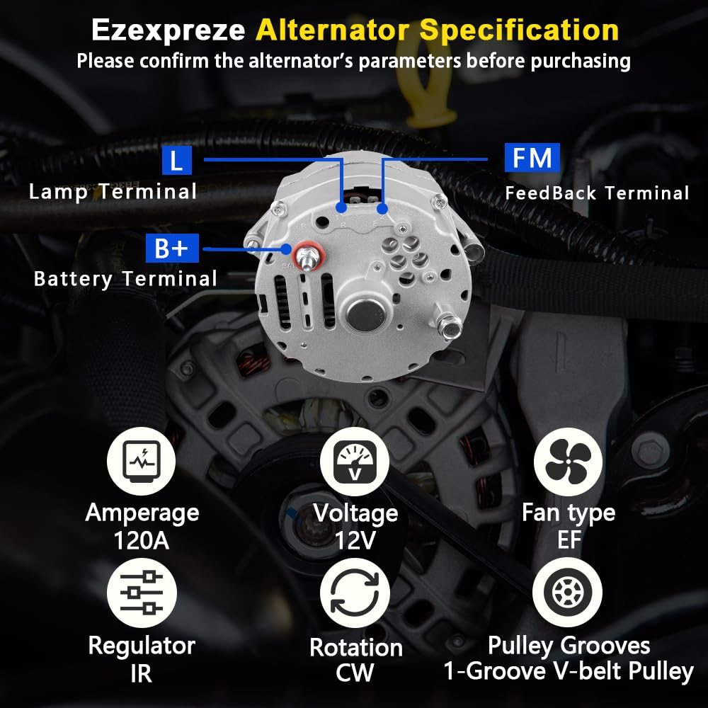 EZEXPREZE 1-wire alternator installation steps for quick replacement