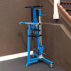 EZLIFT safety design highlights thick steel construction for secure lifting.
