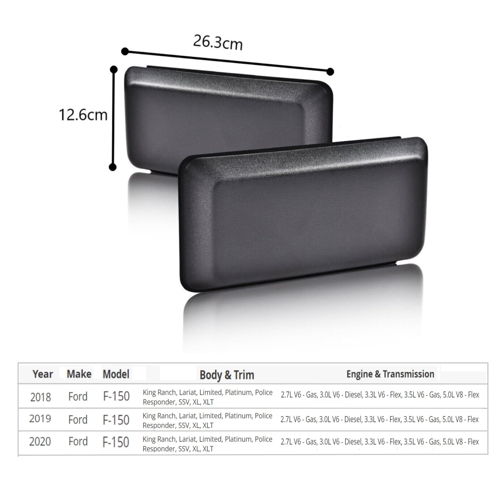 EzMech bumper cover trim left for F-150 2018-2020 enhances fit and appearance
