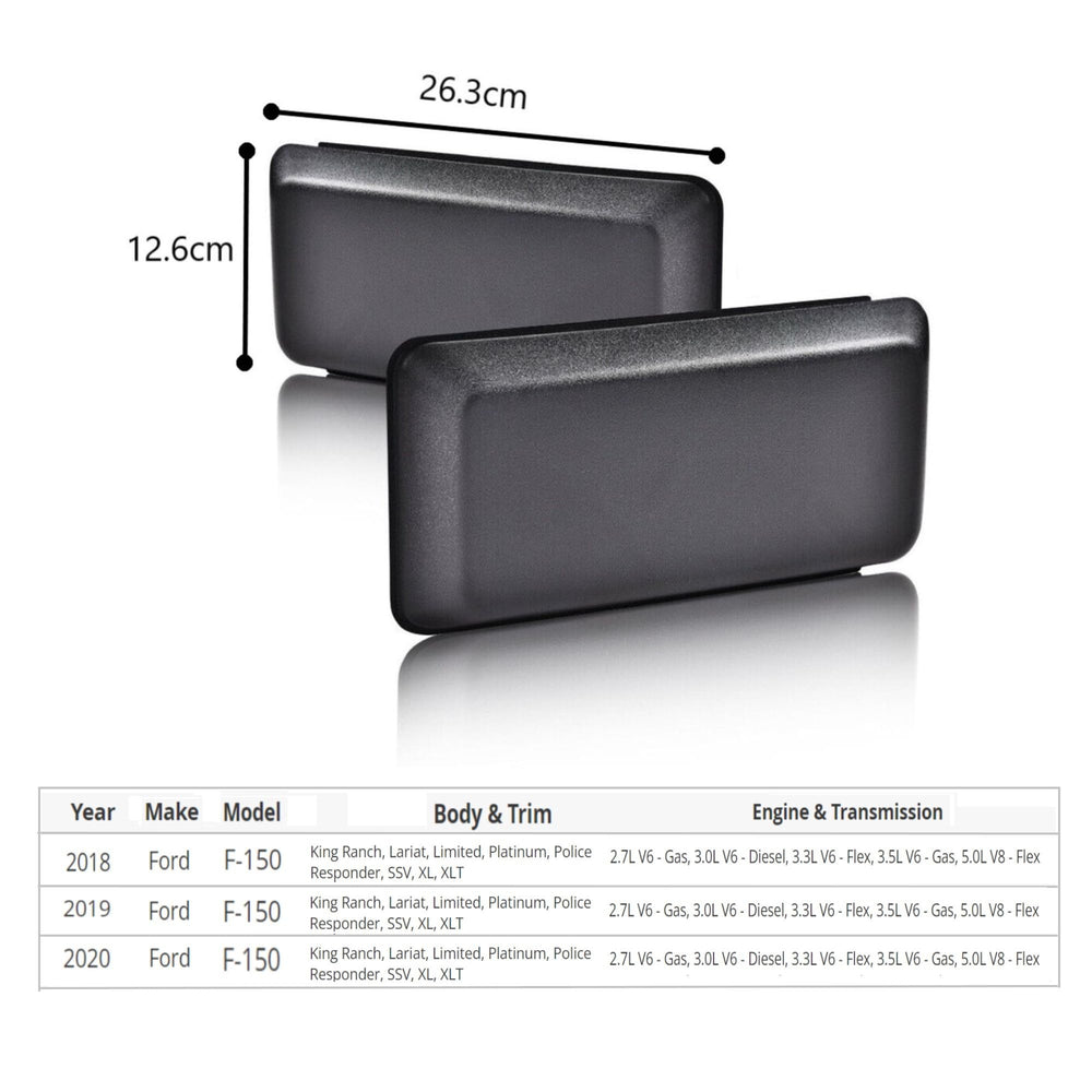 EzMech bumper cover trim left for F-150 2018-2020 enhances fit and appearance
