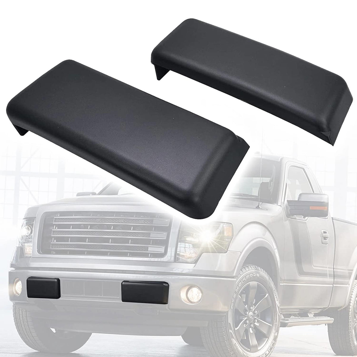 EzMech front bumper pad for driver side on Ford F-150 2009-2014, protects against parking scrapes