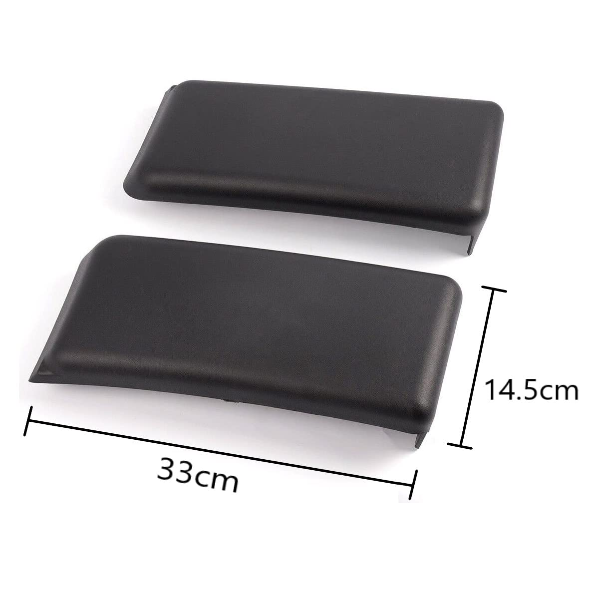 EzMech front bumper pad in rugged textured black finish, enhancing protection