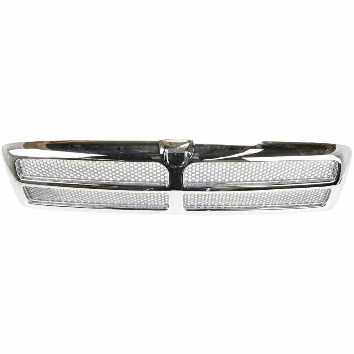EzMech front grille assembly for Ram 3500 chrome frame, bold presence