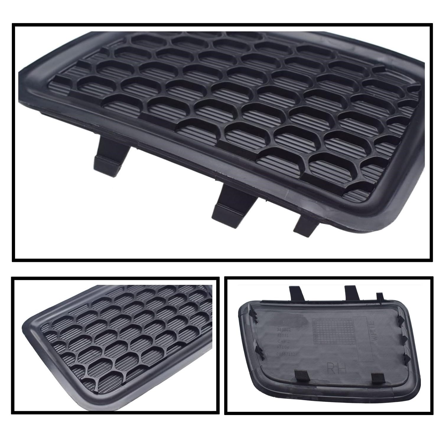 EzMech kidney grilles bezel cover set for Jeep Grand Cherokee, direct replacement.