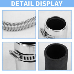 EZPROIT universal hose adapter assembly simplifies installation.