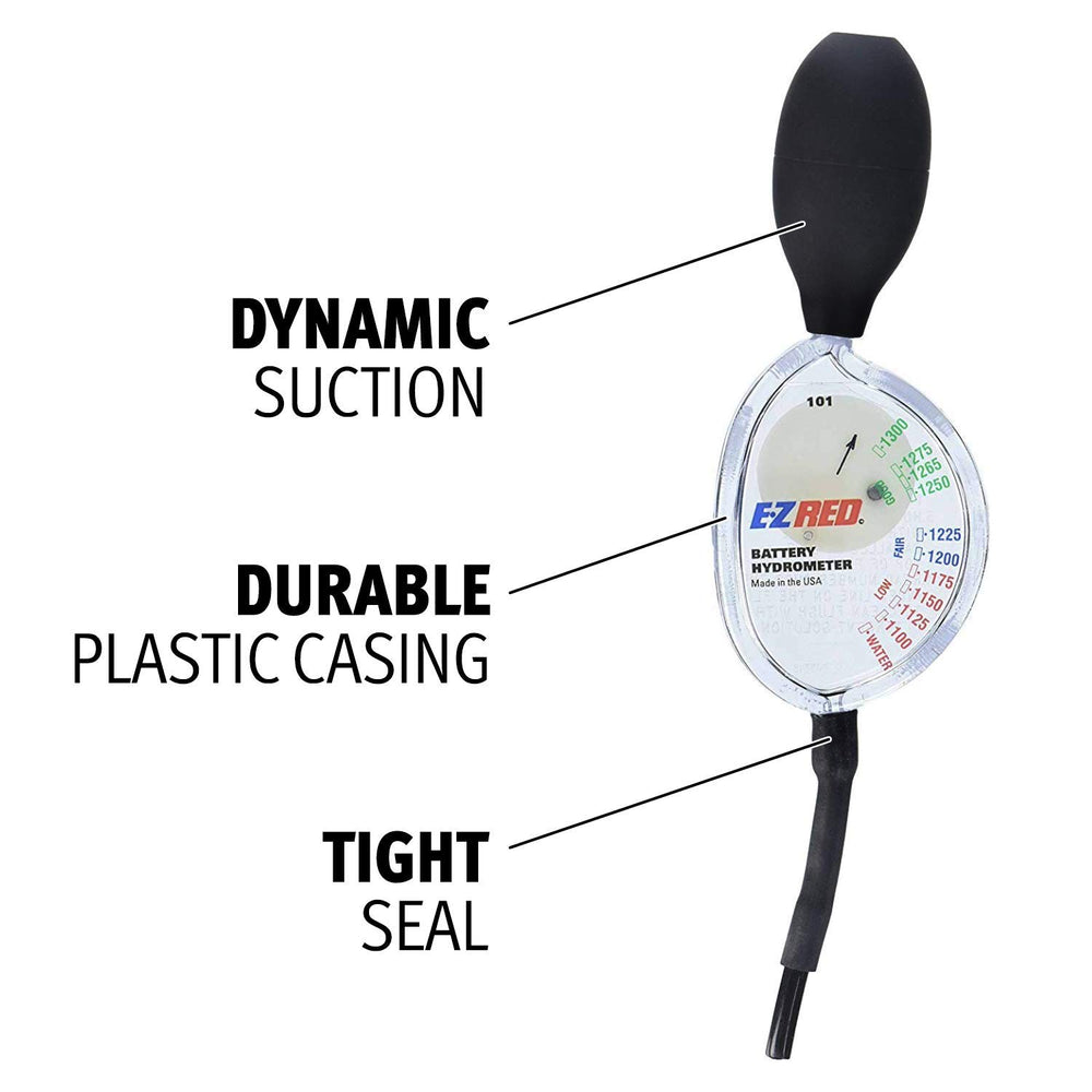 EZRED SP101 rugged housing withstands tough shop use for long-lasting reliability.