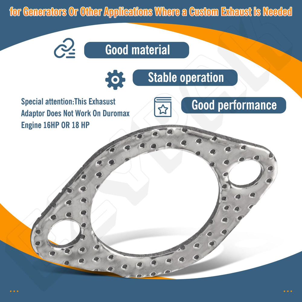 EZYPak Honda GX340 flange with rugged construction for secure mounting.