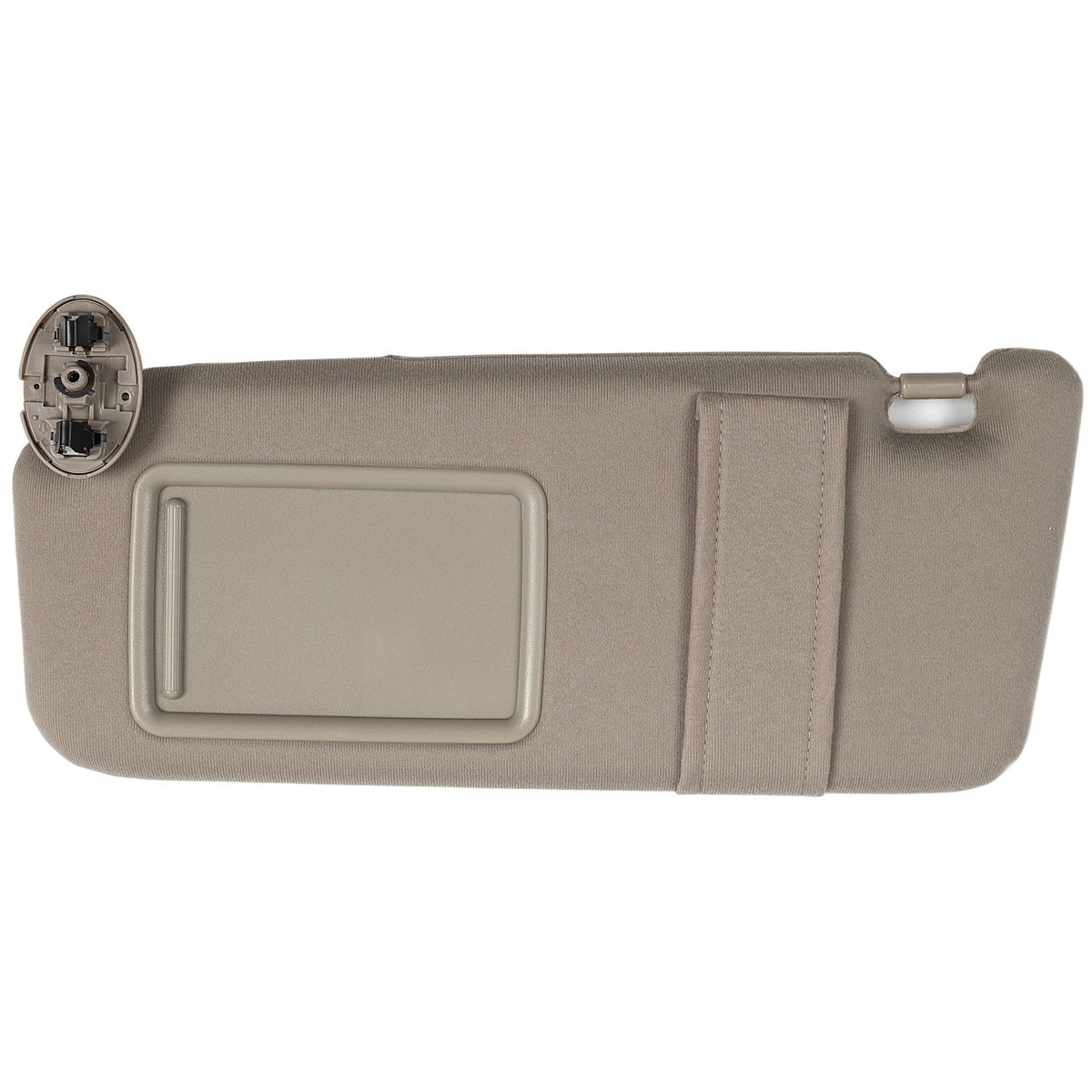 Ezzy Auto beige left-driver sun visor for Camry, glare control in focus