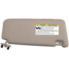 Ezzy Auto beige sun visor installed on Camry for seamless fit