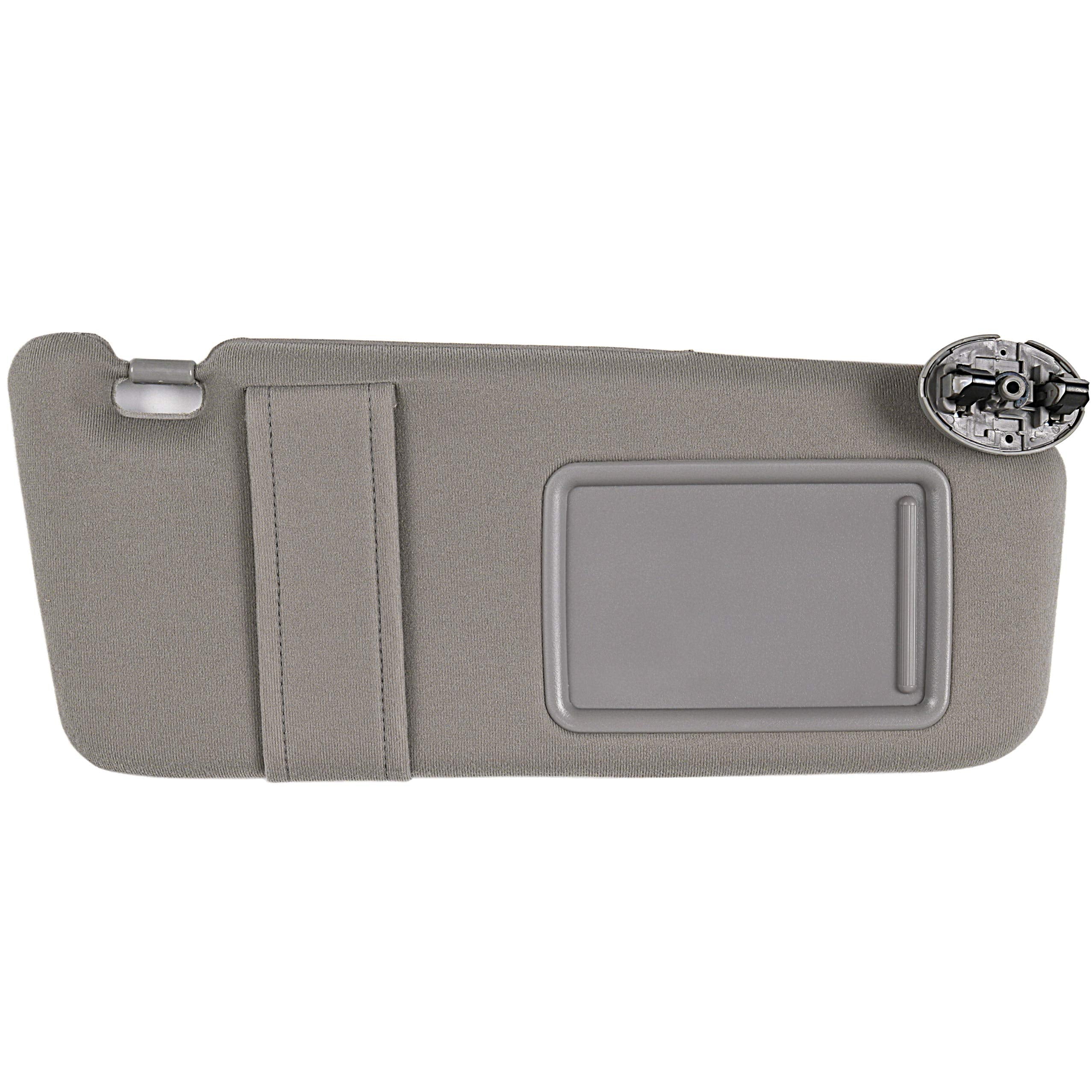 Ezzy Auto gray right passenger sun visor for Toyota Camry without sunroof, easy installation