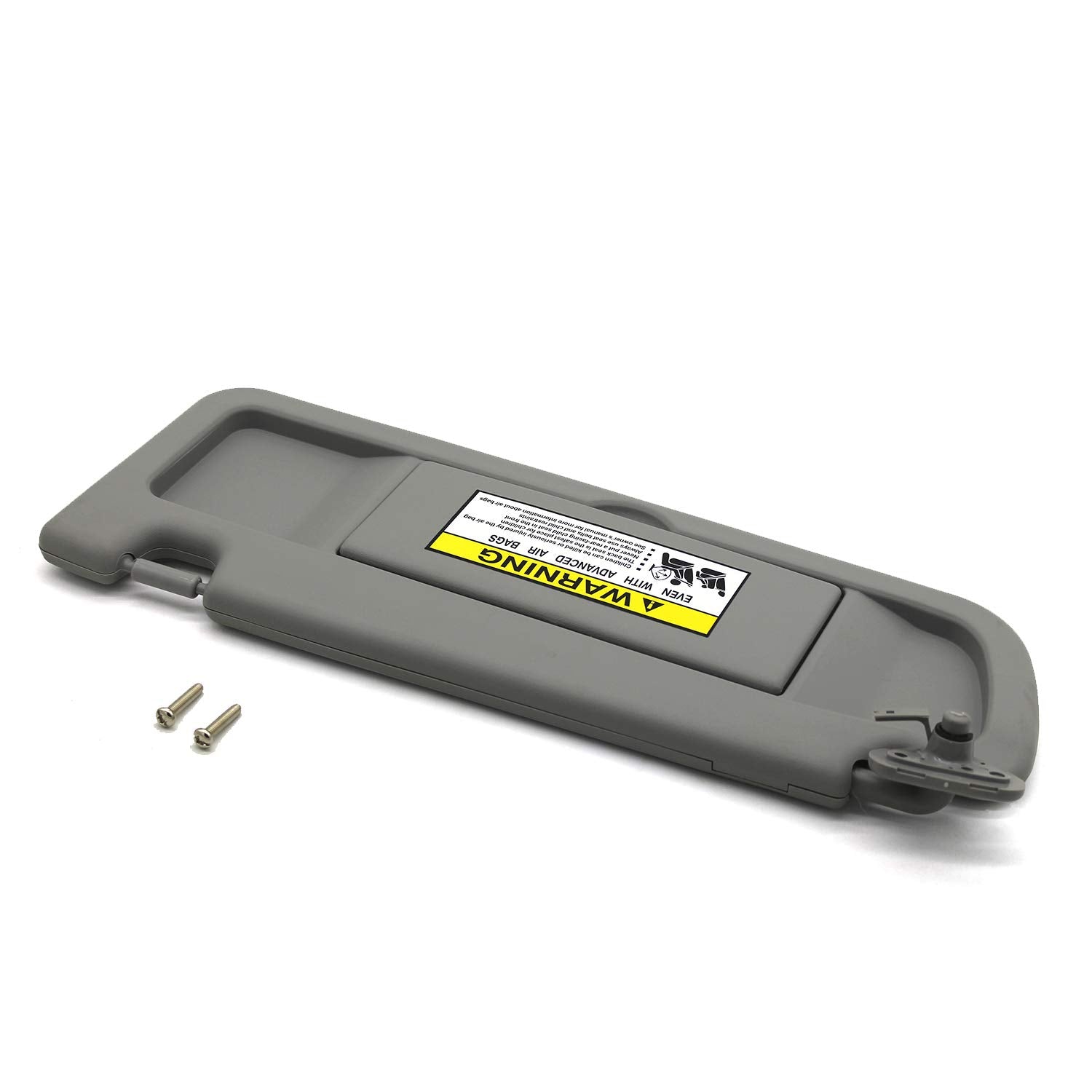 Close-up of Ezzy Auto gray visor housing for Honda Civic interior.