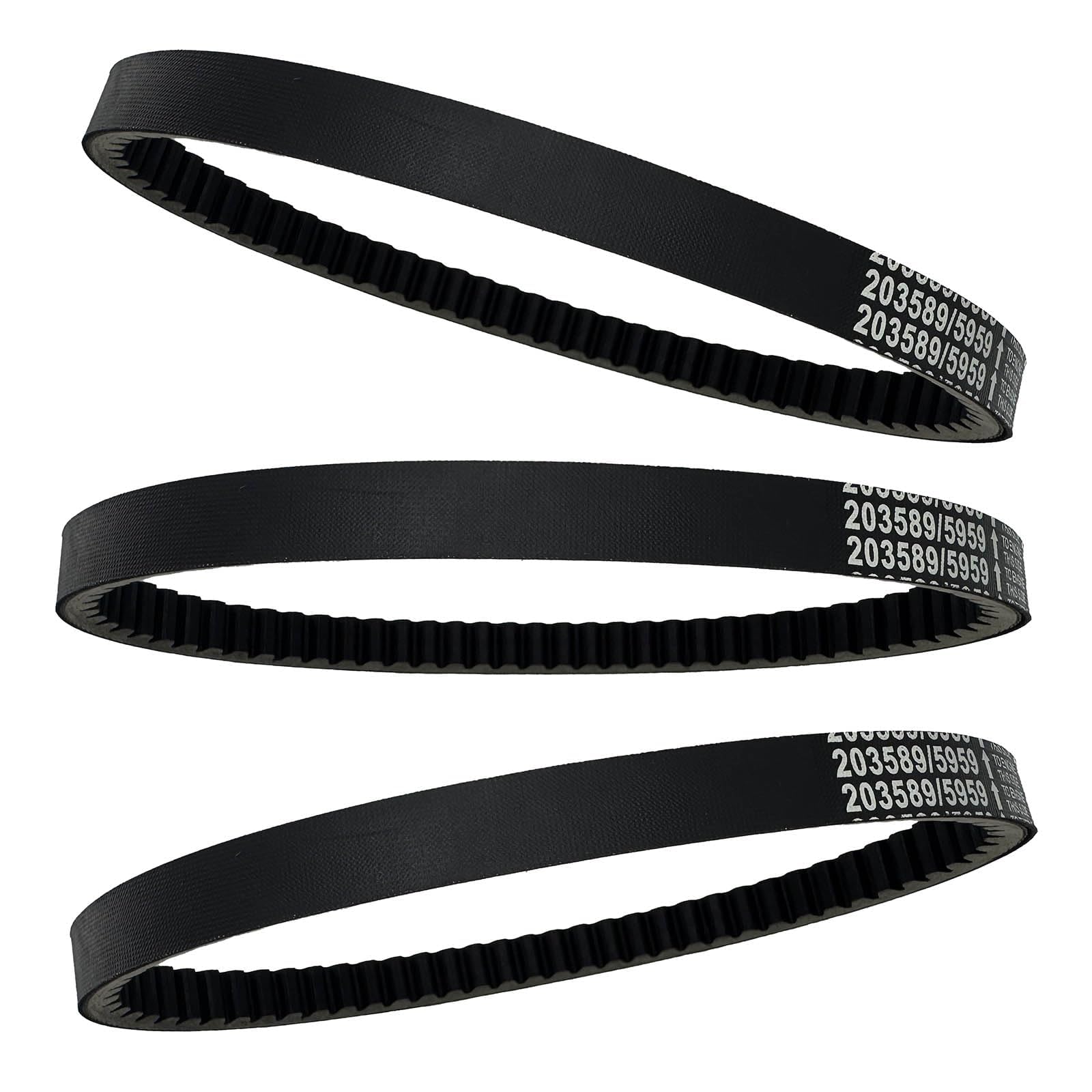 F-LptStor 30 Series drive belt side view showing width and geometry for fitment.