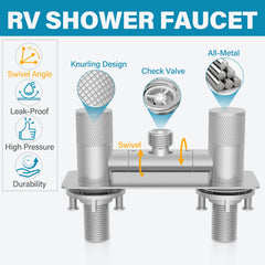 F-pianwe quick install guide helps with plumber-free RV shower upgrades in minutes.