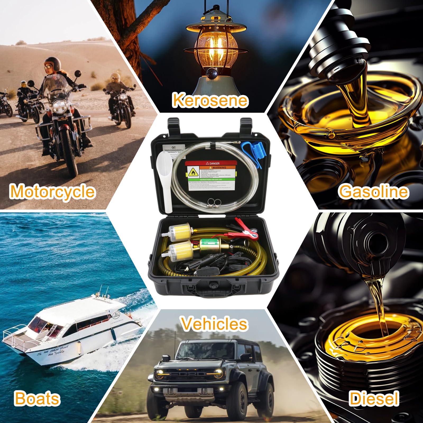 FACFUEL complete kit packed in a travel case for on-the-go fueling.