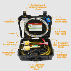 FACFUEL pulley-head conduit enables reaching bottom tanks for thorough transfers.