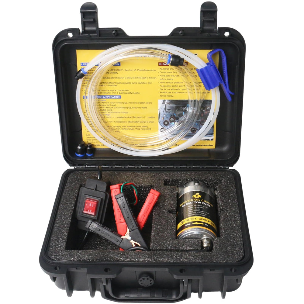 FACFUEL electric oil extractor pump assembly for easy on-site oil changes