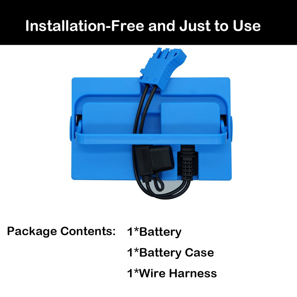 FACJOYMOOU 12V Peg Perego battery connectors, easy plug-in for quick swaps.