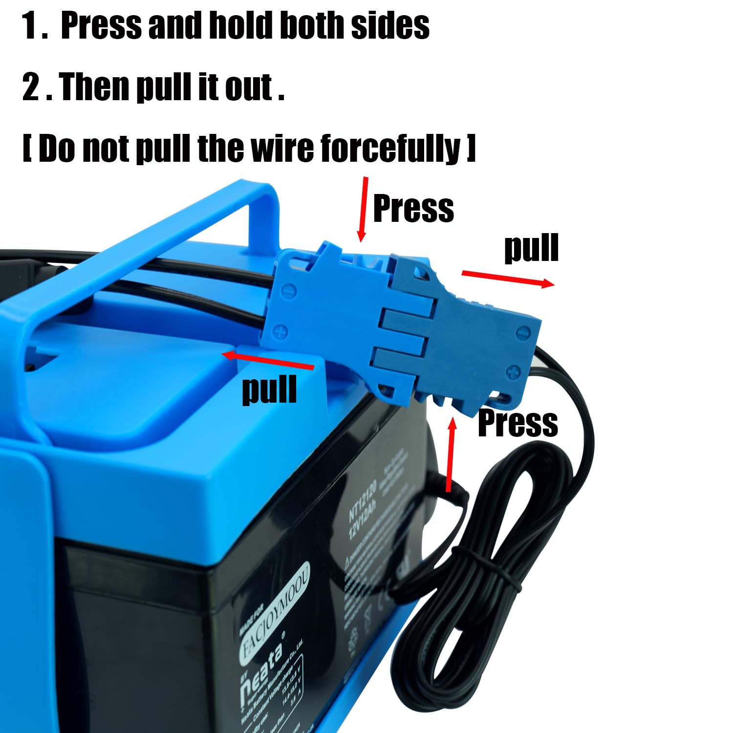 FACJOYMOOU 12V battery fuse, replaceable for added safety.