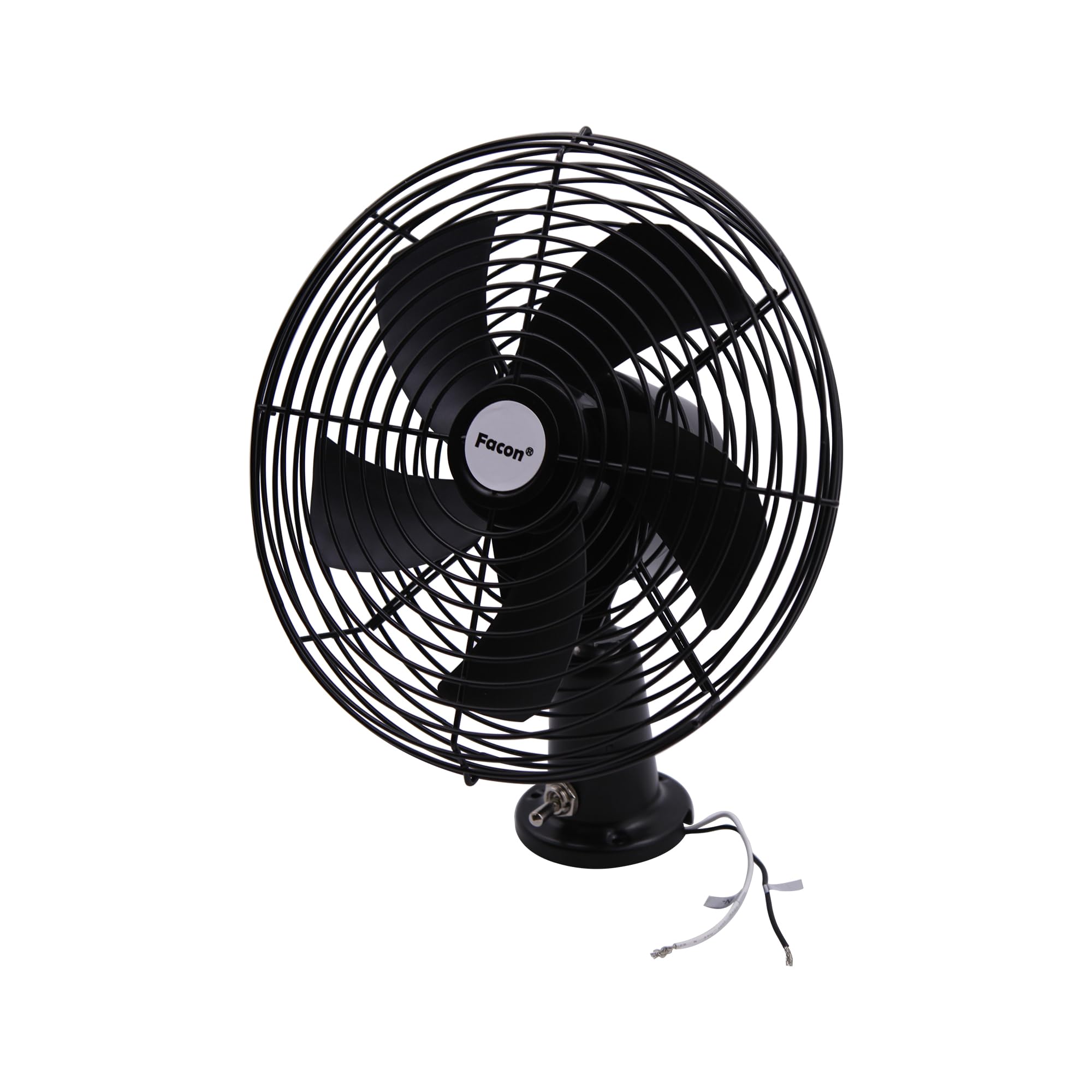 Facon 12V RV cooling fan quiet operation ideal for vehicles and cabins