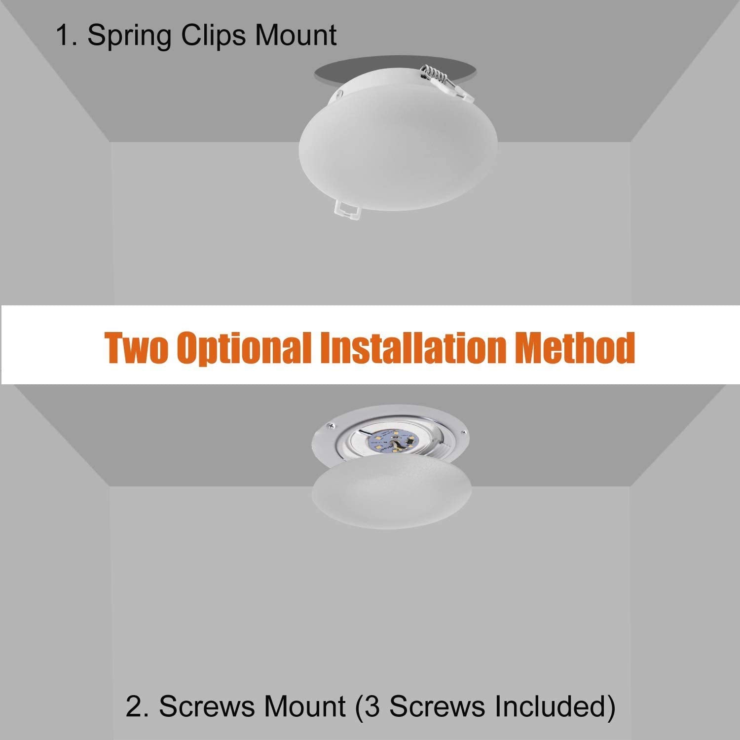 Facon aluminum housing enhances heat diffusion and longevity.