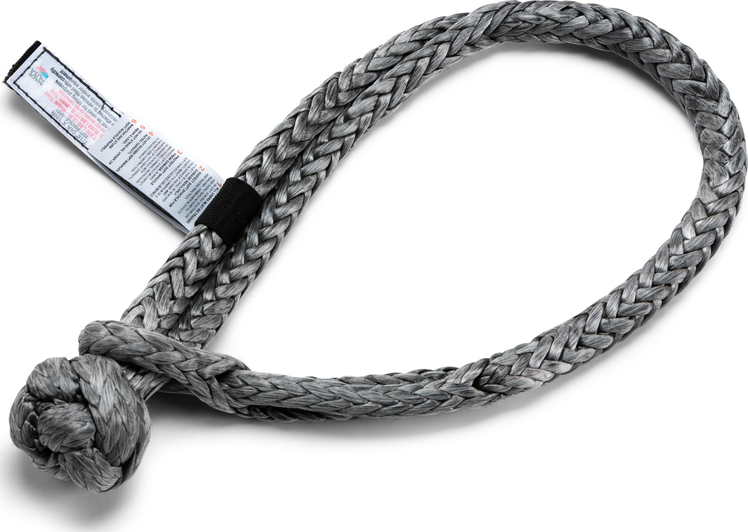 Factor 55 Standard Duty Soft Shackle in 10-inch length for lightweight, secure rigging.