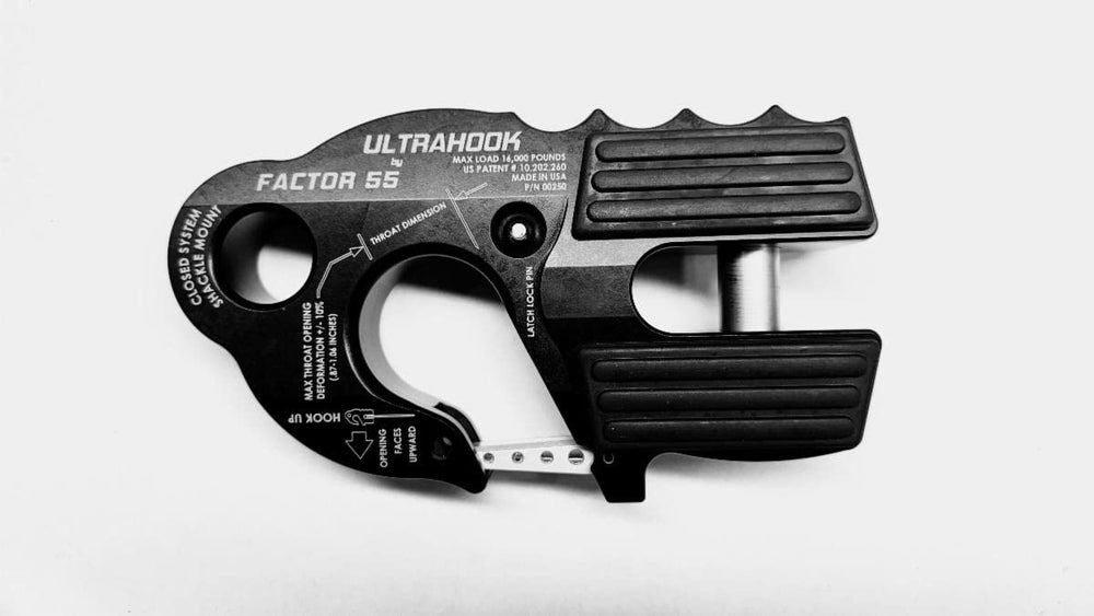 Factor 55 Ultrahook EPDM pads protect the fairlead and reduce rattling