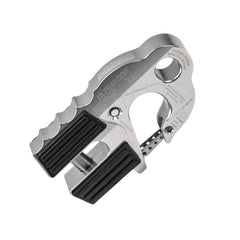 Factor 55 Ultrahook mounted in fairlead shows EPDM pads protecting surfaces.