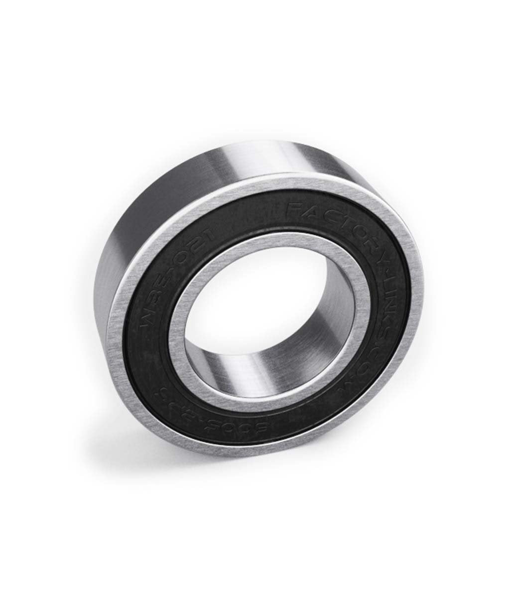 Factory Links rear wheel rebuild kit for Husqvarna FC-450 increases longevity with chrome steel bearings.