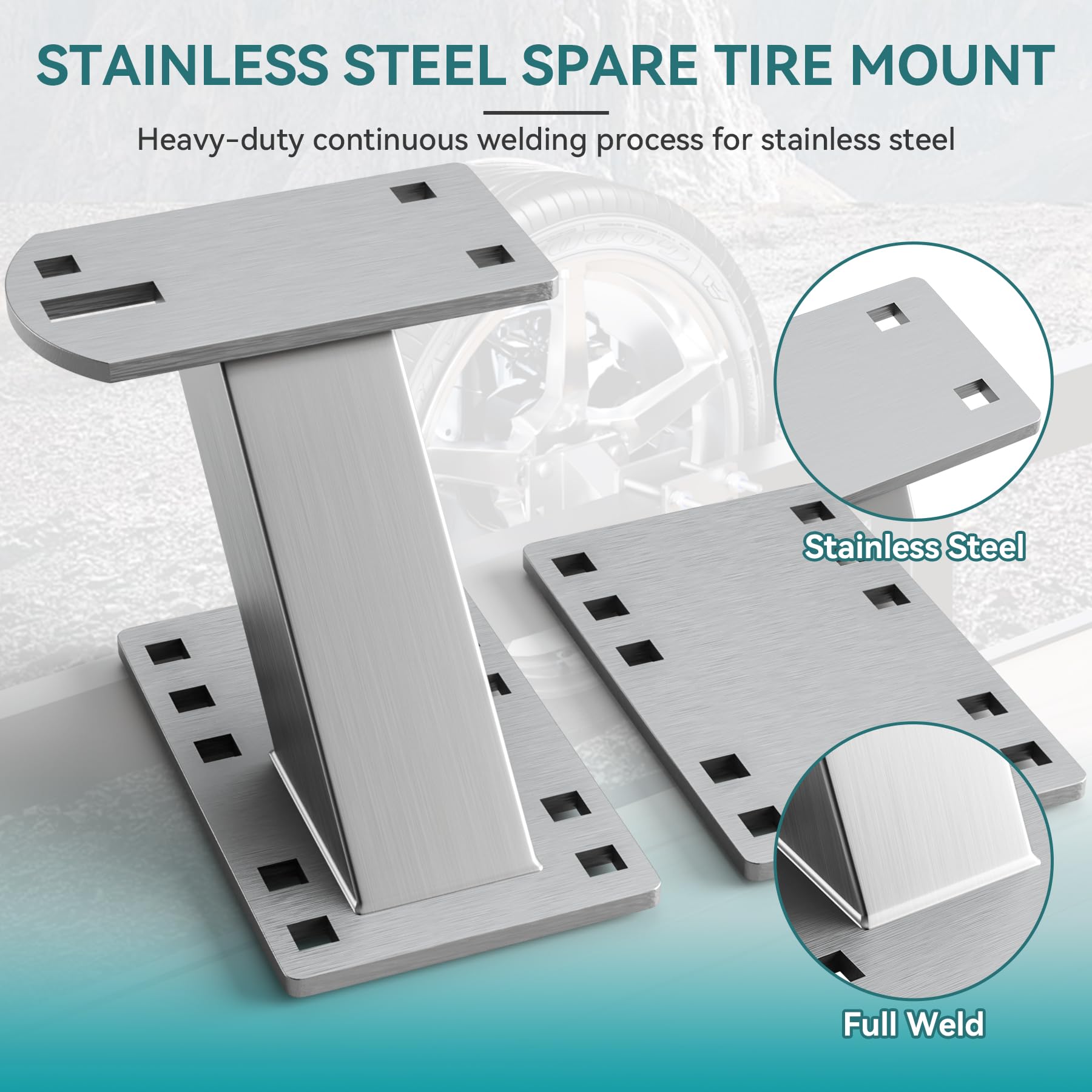 Fadachai boat trailer mount resists corrosion and wobble on rough roads.