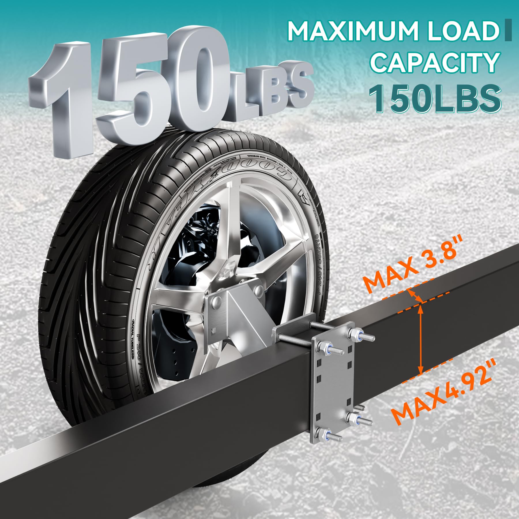 Fadachai universal fit for 4, 5, and 6 lug patterns on multiple trailers.