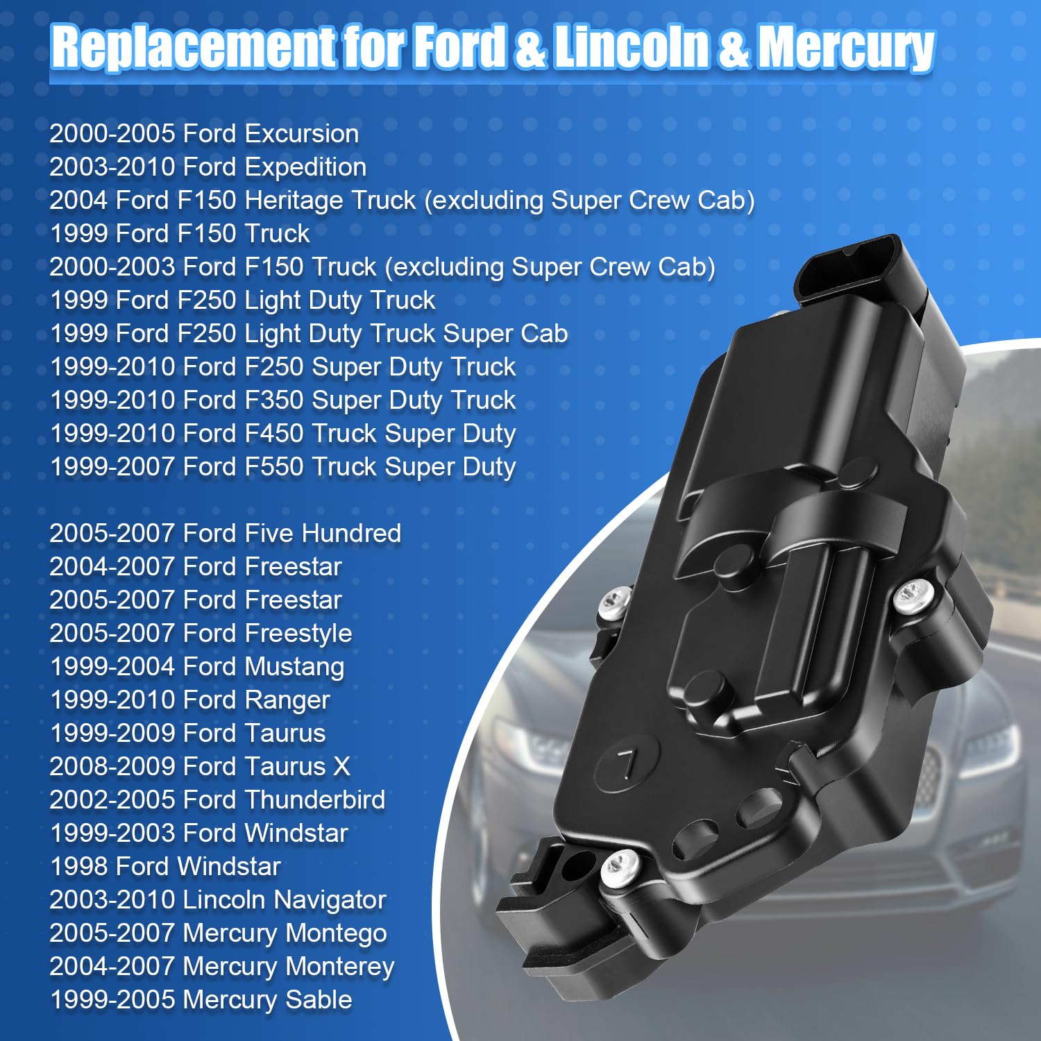 FAERSI 746-148 Lincoln Mercury door lock actuator ensures OEM-like fit