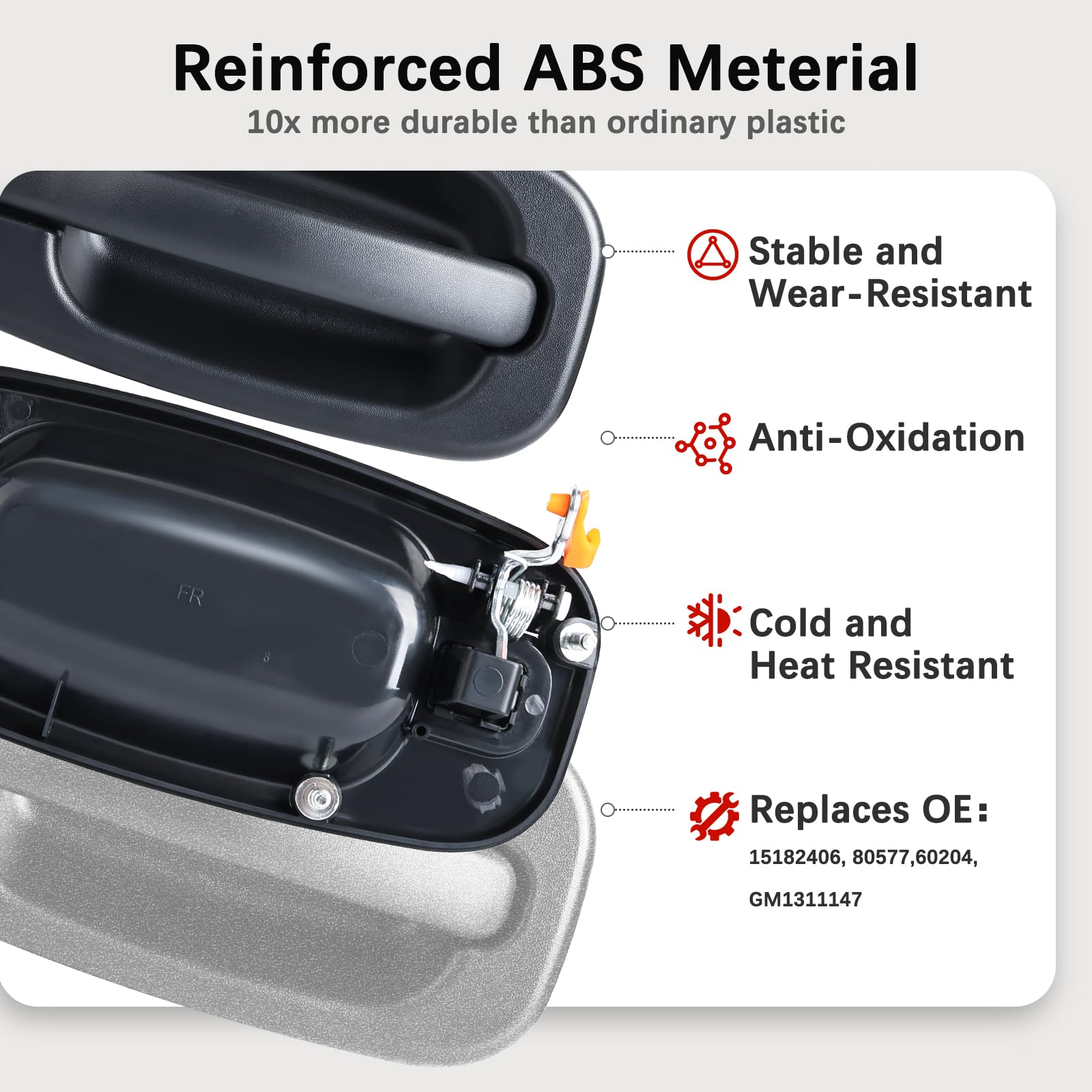 FAERSI exterior door handle designed for durable outdoor use and daily operation