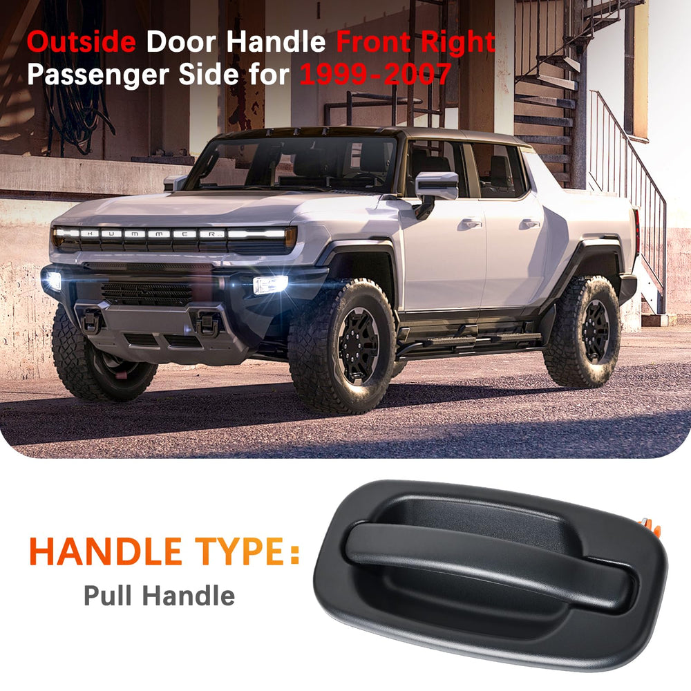 FAERSI packaging includes one front-right exterior door handle for easy swap