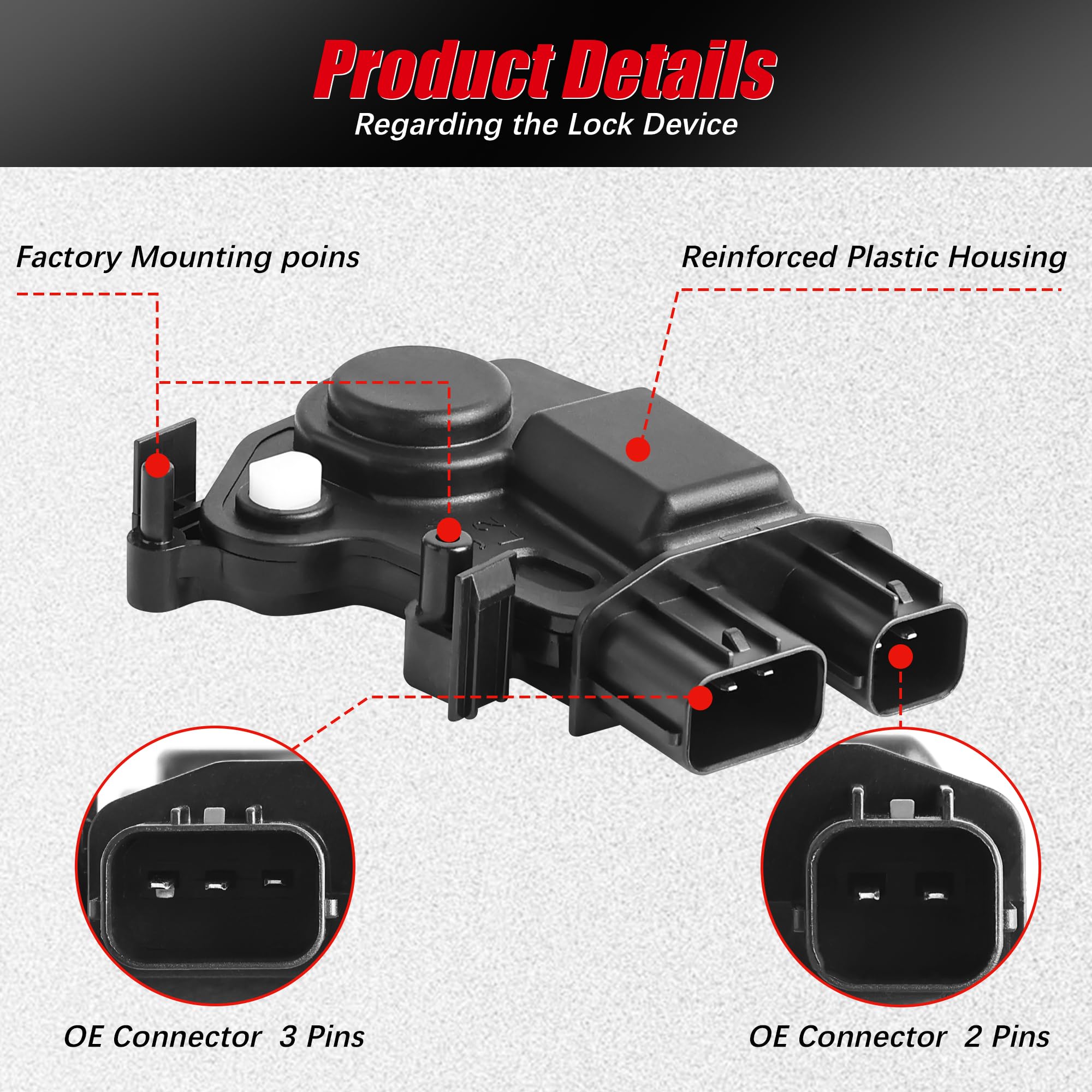 FAERSI door lock actuator for Honda CR-V front-left, reliable replacement
