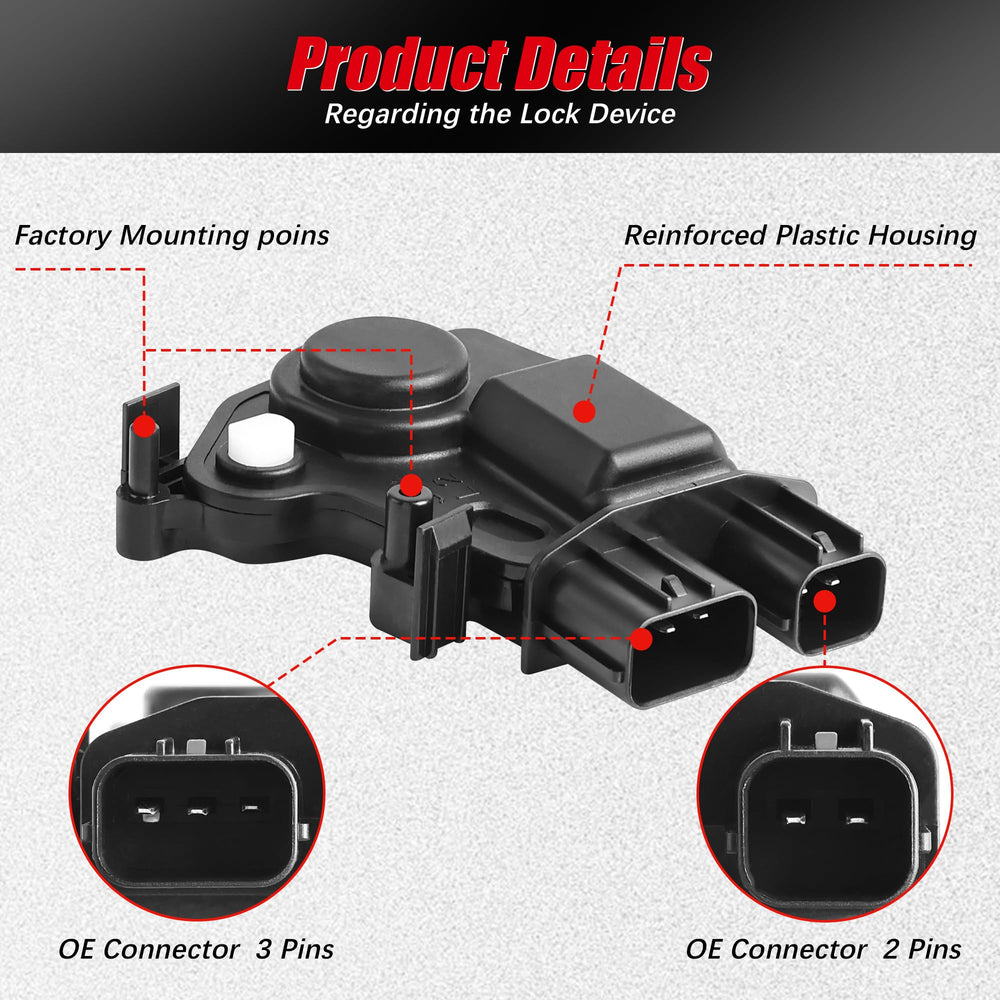 FAERSI door lock actuator for Honda CR-V front-left, reliable replacement