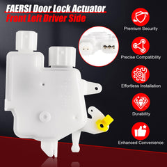 FAERSI left driver side actuator for Acura TL; enhances convenient locking.