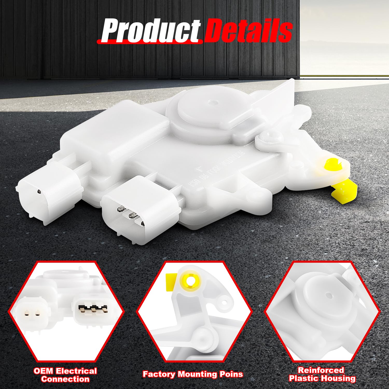 FAERSI left driver side actuator for Acura TSX; supports smooth operation.