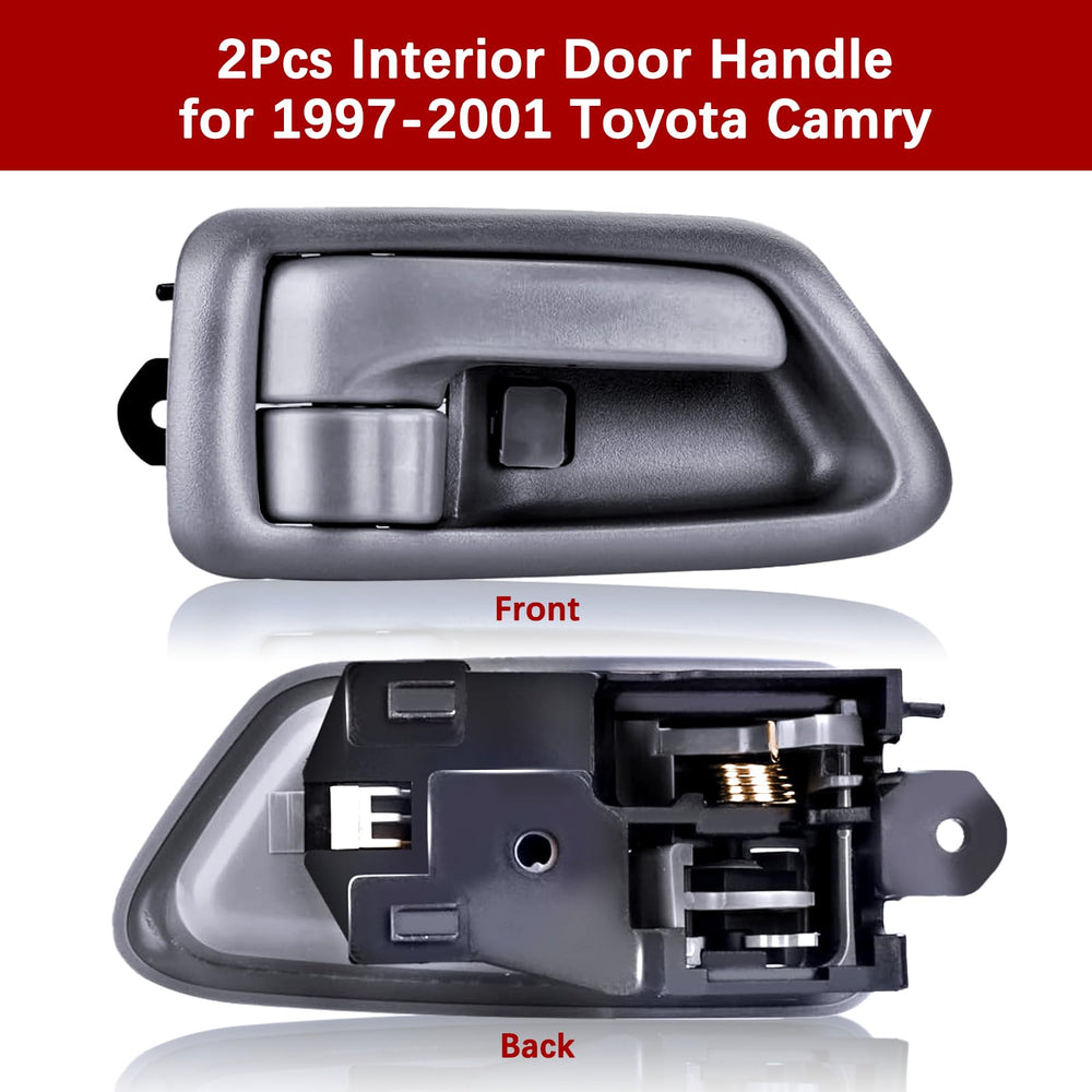 FAERSI front driver-side door handle in chrome, Camry gray finish.