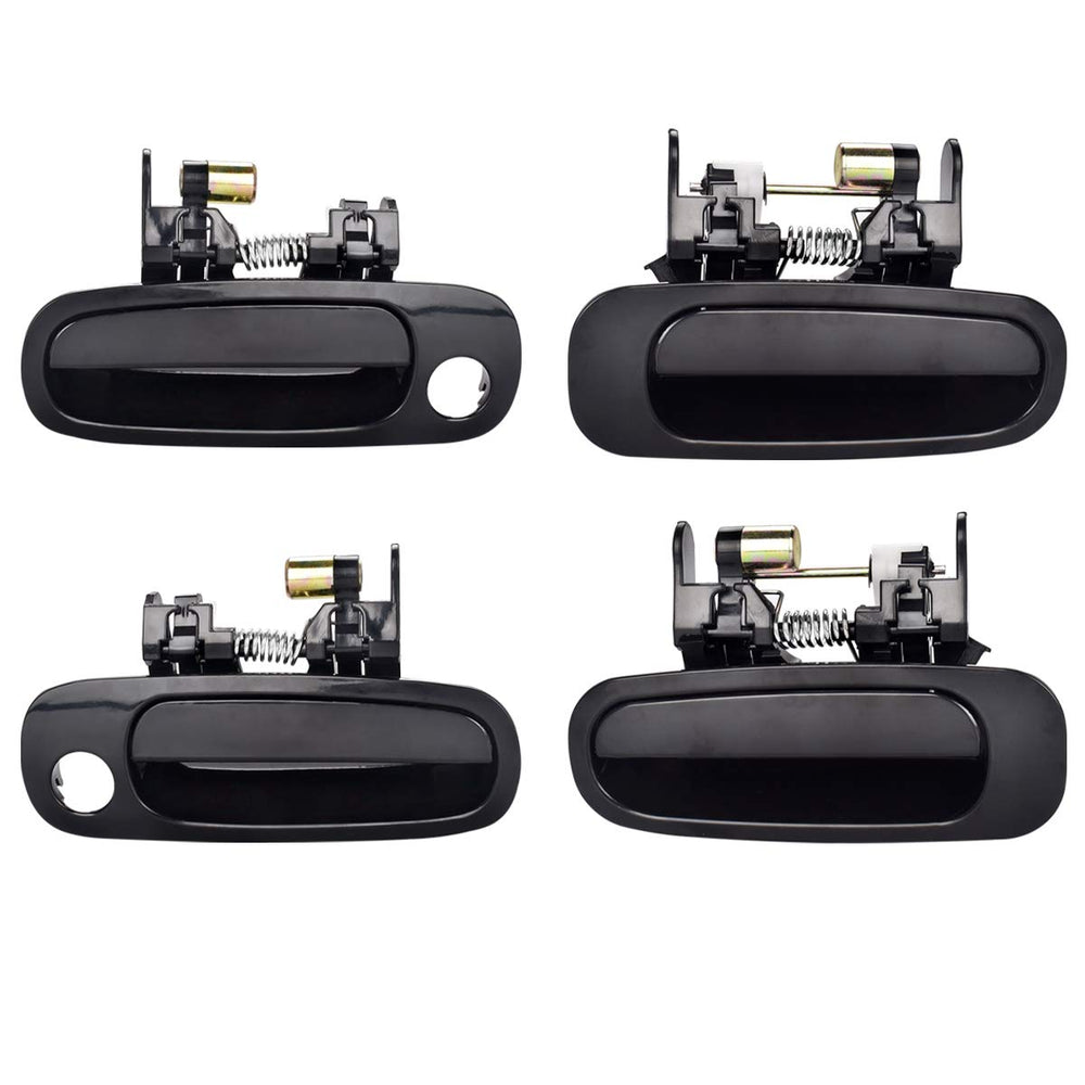 FAERSI front-left exterior door handle in chrome finish for Toyota Corolla.