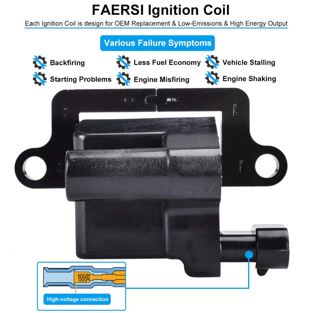 FAERSI D581 ignition coil pack wiring coating detail for corrosion resistance