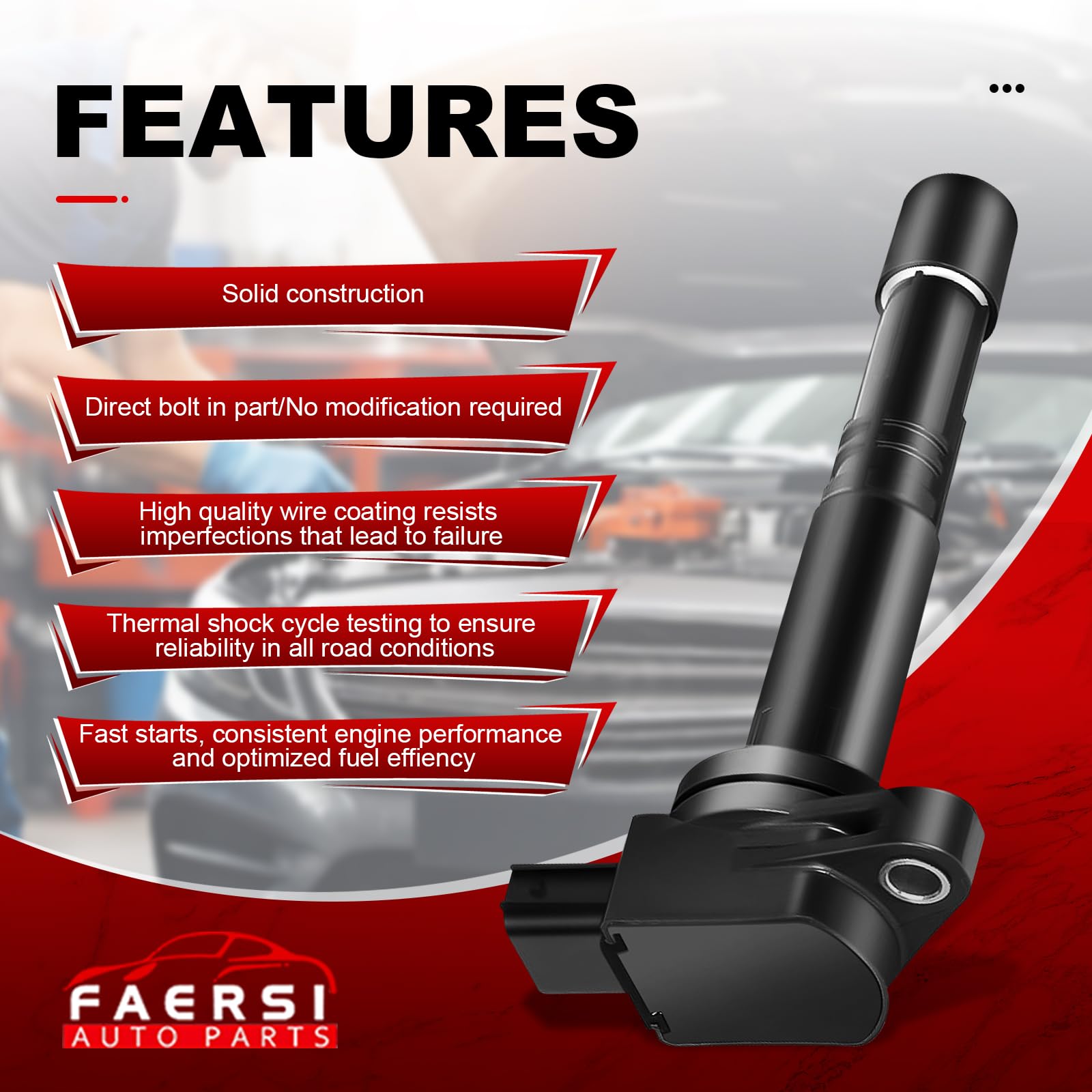 FAERSI ignition coil pack installation guide assists DIY replacement.