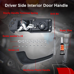 FAERSI inner door handle housing front-left provides secure mounting and smooth operation