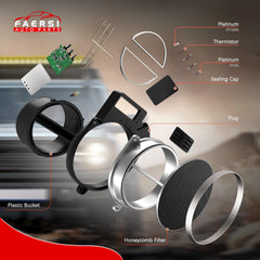 FAERSI MAF sensor installed in GM engine bay for precise readings