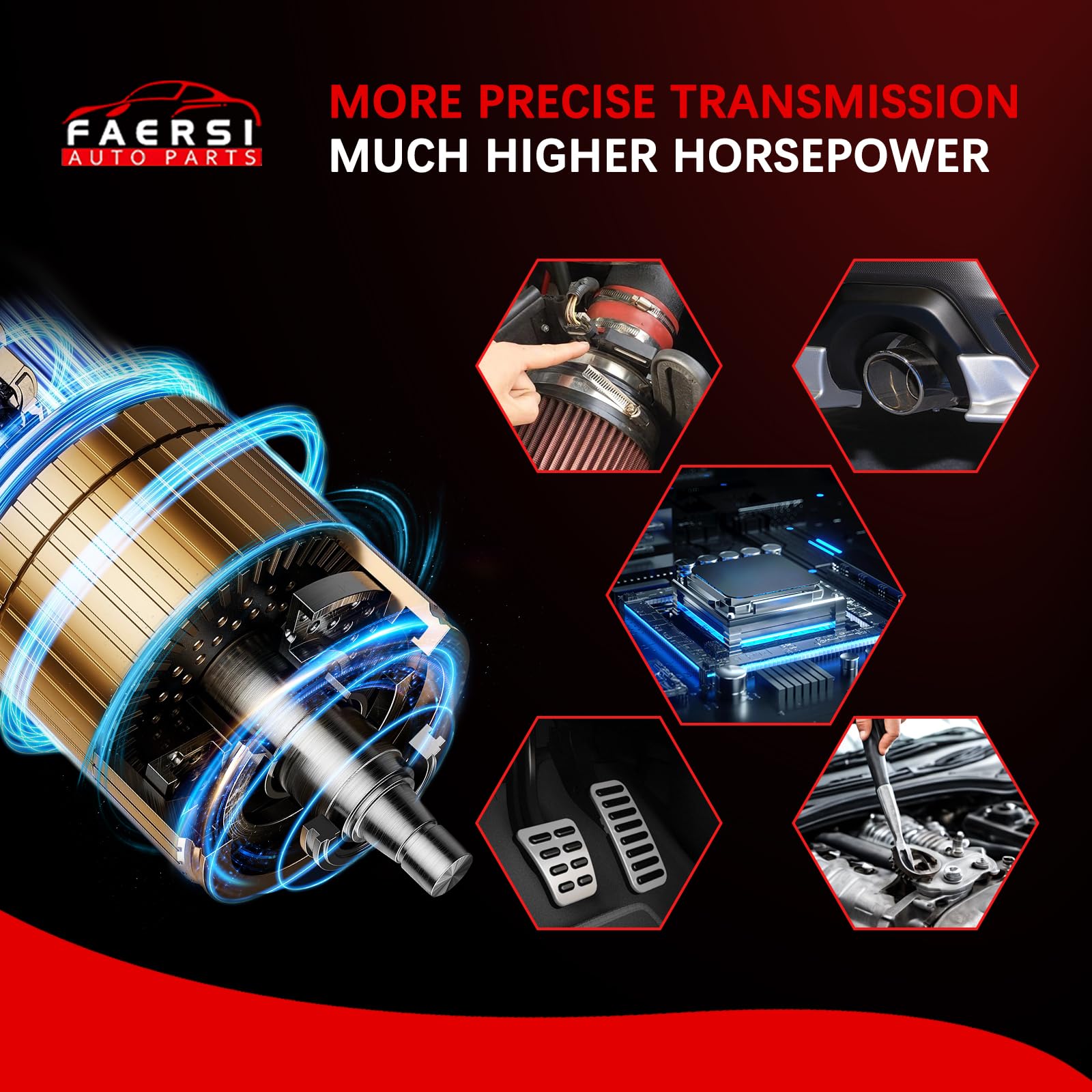 FAERSI MAF sensor replaces OE numbers for easy swap