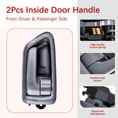FAERSI rear passenger door handle in gray, Camry replacement.
